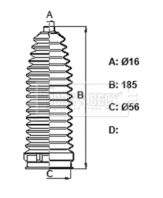 Bellow Kit, steering