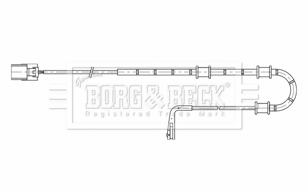 Warning Contact, brake pad wear (BWL3198)