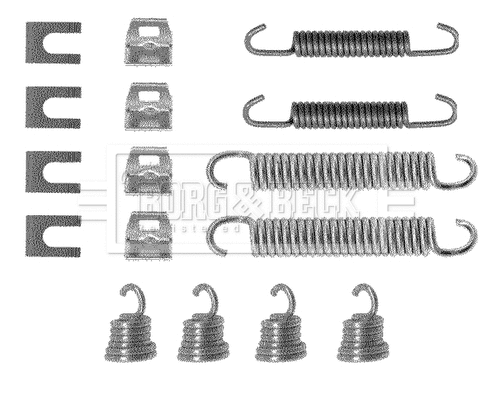 Accessory Kit, brake shoes (BBK6090)