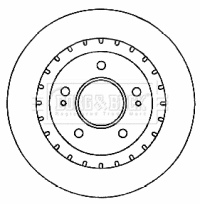 Brake Disc (BBD4555)