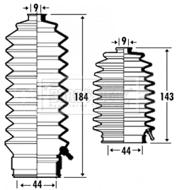 Bellow Kit, steering (BSG3309)