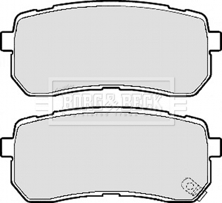 Brake Pad Set, disc brake (BBP2117)