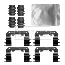 Accessory Kit, disc brake pad (BBK1575)
