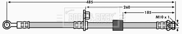 Brake Hose (BBH7112)