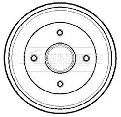 Brake Drum (BBR7138)