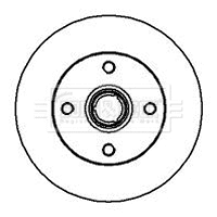 Brake Disc (BBD5895S)