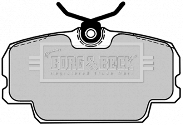 Brake Pad Set, disc brake (BBP1084)