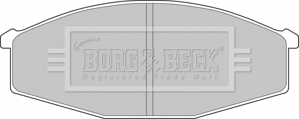 Brake Pad Set, disc brake (BBP1497)