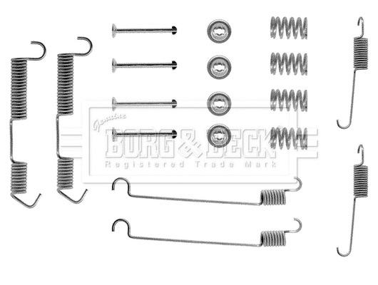 Accessory Kit, brake shoes (BBK6003)