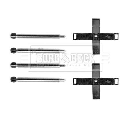 Accessory Kit, disc brake pad (BBK1208)