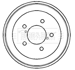 Brake Drum (BBR7107)