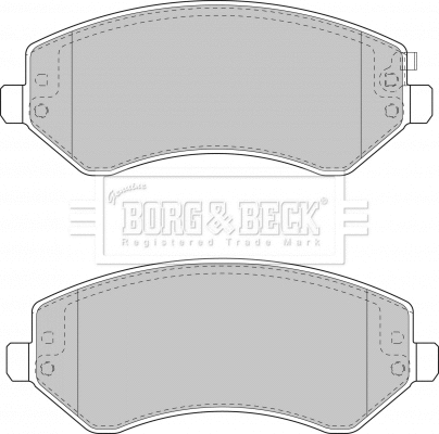 Brake Pad Set, disc brake (BBP1830)