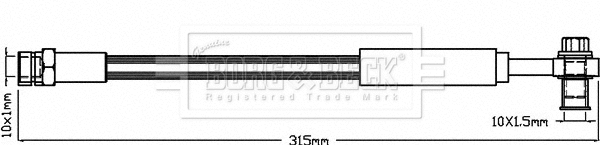 Brake Hose (BBH8379)
