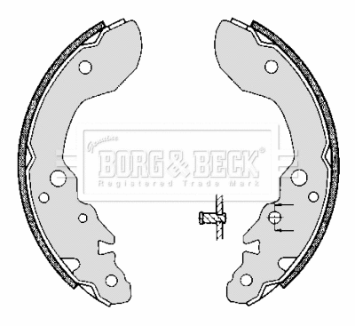 Brake Shoe Set (BBS6304)