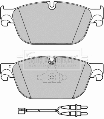 Brake Pad Set, disc brake (BBP2284)