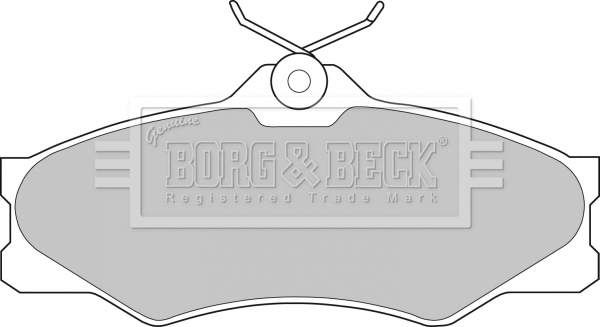 Brake Pad Set, disc brake (BBP1175)