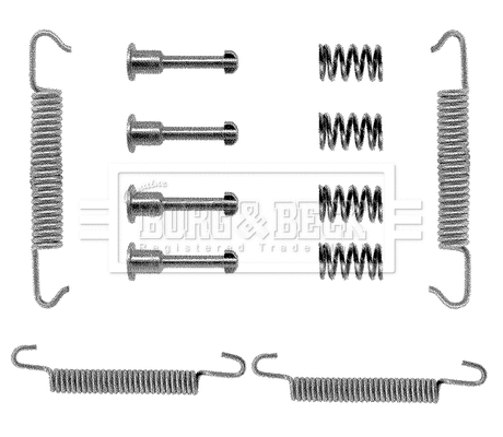 Accessory Kit, parking brake shoes (BBK6007)