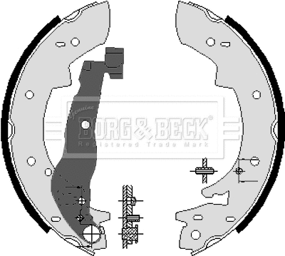 Brake Shoe Set (BBS6057)