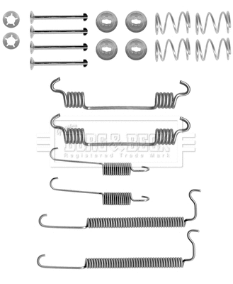 Accessory Kit, brake shoes (BBK6212)