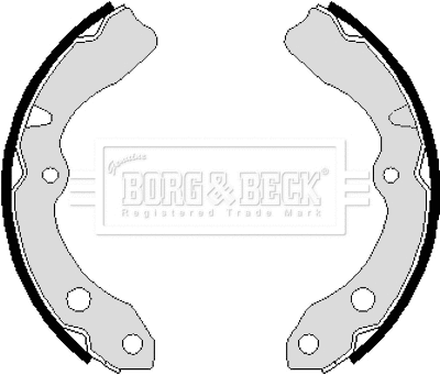 Brake Shoe Set (BBS6102)