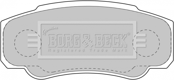 Brake Pad Set, disc brake (BBP1763)