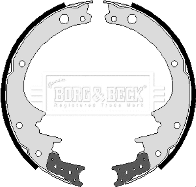 Brake Shoe Set (BBS6205)