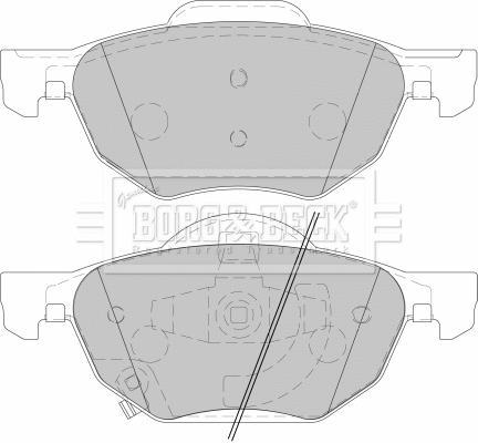 Brake Pad Set, disc brake (BBP1883)