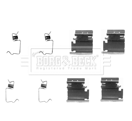 Accessory Kit, disc brake pad (BBK1204)