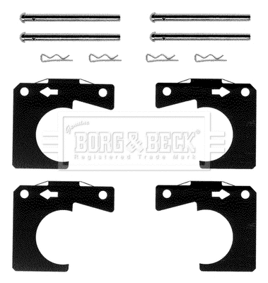 Accessory Kit, disc brake pad (BBK1063)