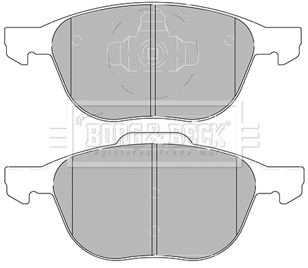 Brake Pad Set, disc brake (BBP2456)