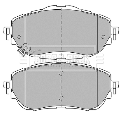 Brake Pad Set, disc brake (BBP2441)