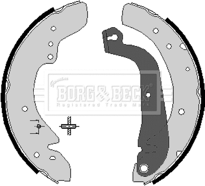 Brake Shoe Set (BBS6059)