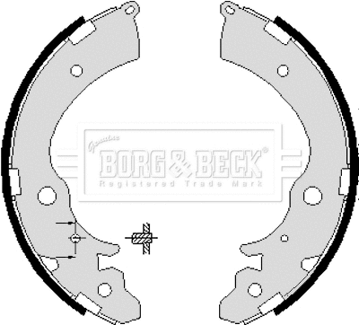 Brake Shoe Set (BBS6218)