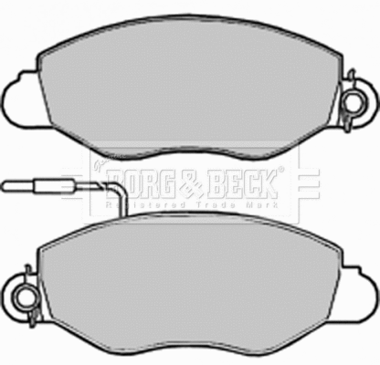 Brake Pad Set, disc brake (BBP1994)