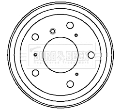 Brake Drum (BBR7049)