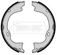 Brake Shoe Set, parking brake (BBS6430)