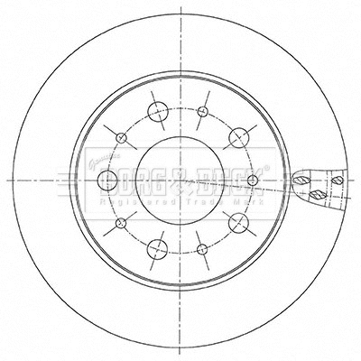 Brake Disc (BBD6156S)