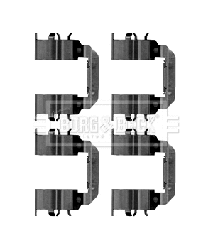 Accessory Kit, disc brake pad (BBK1549)