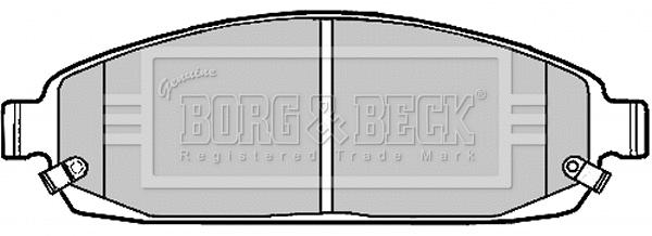 Brake Pad Set, disc brake (BBP1911)