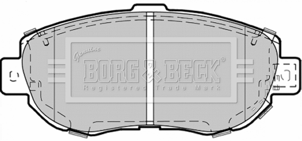 Brake Pad Set, disc brake (BBP1353)