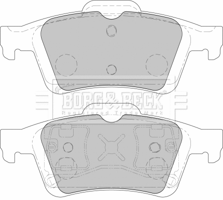 Brake Pad Set, disc brake (BBP1938)