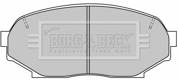 Brake Pad Set, disc brake (BBP1194)