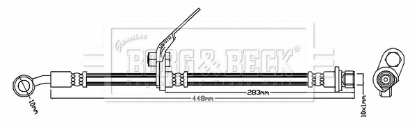 Brake Hose (BBH7436)