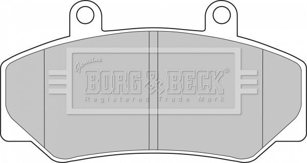 Brake Pad Set, disc brake (BBP1087)