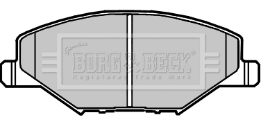 Brake Pad Set, disc brake (BBP2380)