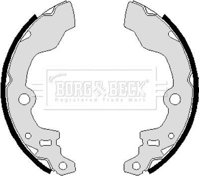 Brake Shoe Set (BBS6232)
