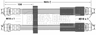 Brake Hose (BBH6959)