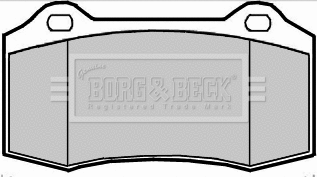 Brake Pad Set, disc brake (BBP2360)