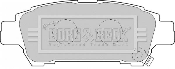Brake Pad Set, disc brake (BBP1838)