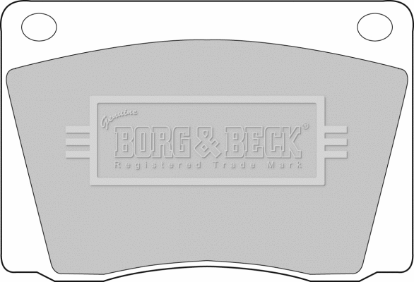 Brake Pad Set, disc brake (BBP1011)